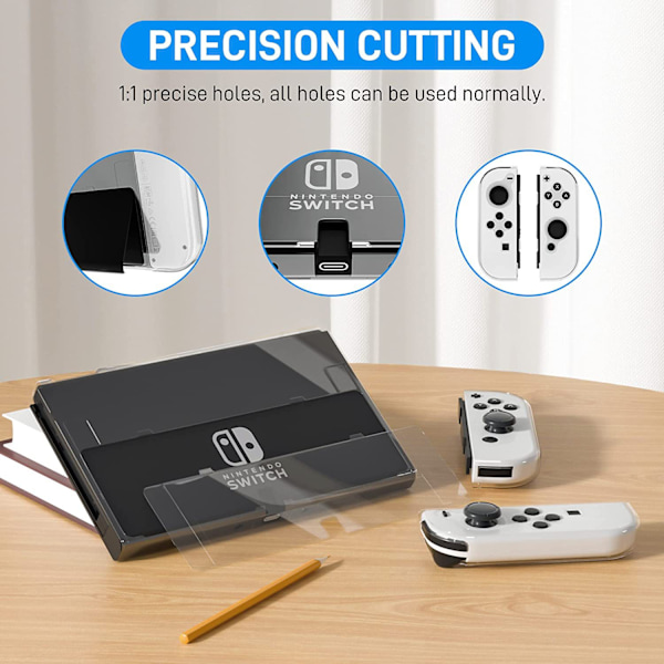 Telakoitava läpinäkyvä kotelo Switch OLED:lle, suojakotelo Sw:lle