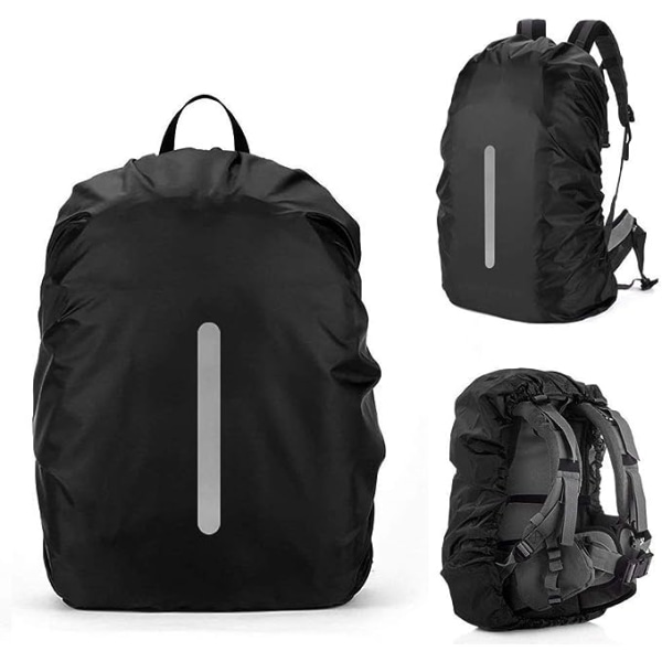 Rain protection for backpacks with reflective strips (30-40L