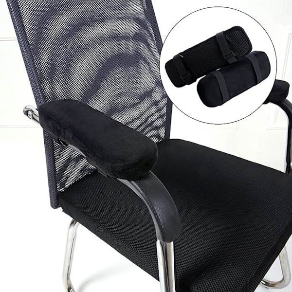 Ergonomiska Armstödskuddar för Kontorsstol - Memory Foam - Skydd för Armbågar