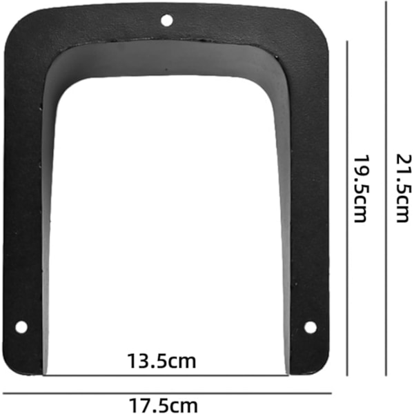 1 st Dörrklocka Regnskydd, Video Dörrklocka Regnskydd, Plast 13,5cm x 19,5cm, Regn- och Solskydd, Lämplig för Kameror, Dörrklocka och Intercom