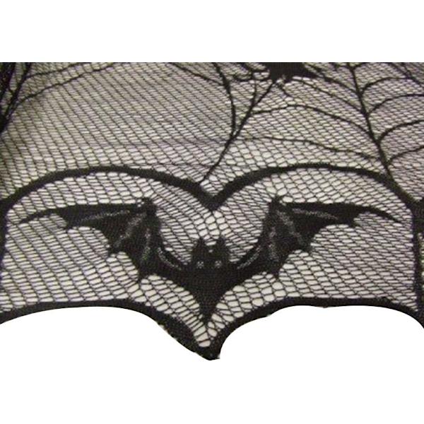 122cm x 244cm goottilainen pitsi hämähäkinseitti koriste Halloween-juhliin