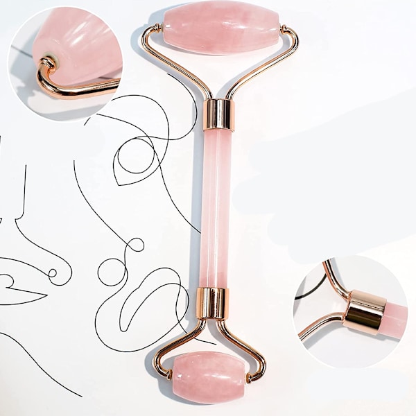 Jade Roller & Gua Sha, Kasvojen Rulla, Kasvojen Kauneus Rulla Hiihto