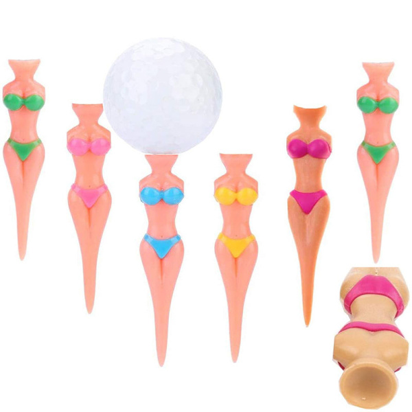 Roliga golf tees dam fyller bikini golf tees, 76 mm/ 3 tum P