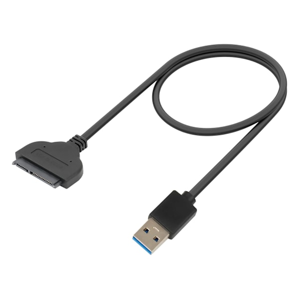 SATA til USB A-kabel, USB A 3.0 til 2,5” SATA III harddiskadapter - Ekstern konverter for