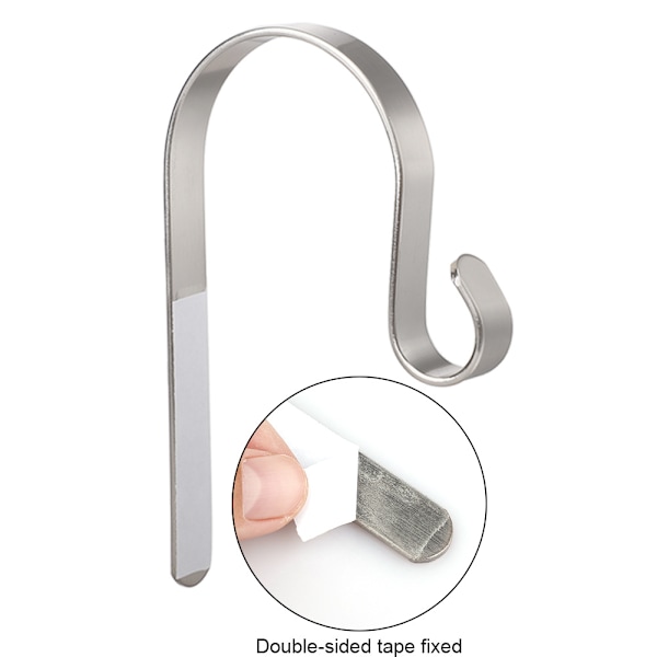 4 stk. The Mentle Clip Jule Strømpe Kroge til Pejs Metal Hanger Julefest Dekoration Supplie