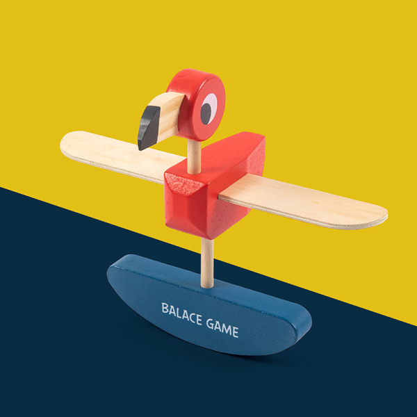 Flamingo Tre Balansespill - Motoriske ferdigheter Utvikling Til