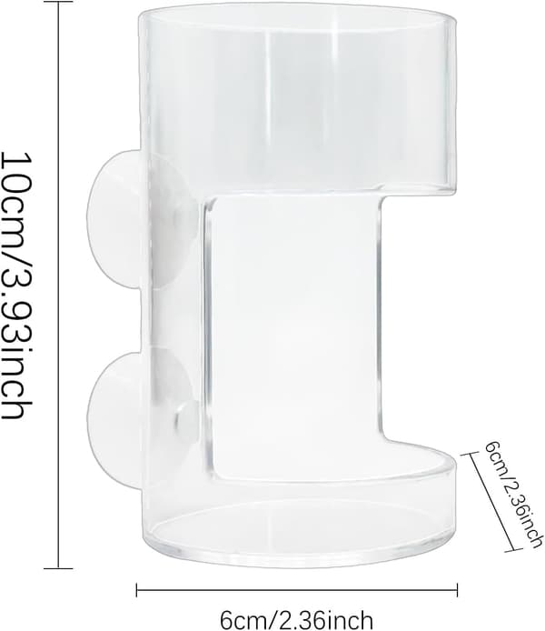 Fiskefoderrør, Betta Fiskefoder | Transparent Rejefoderrør - Klart Akvariefoder, Foderdispenser til Betta Fisk
