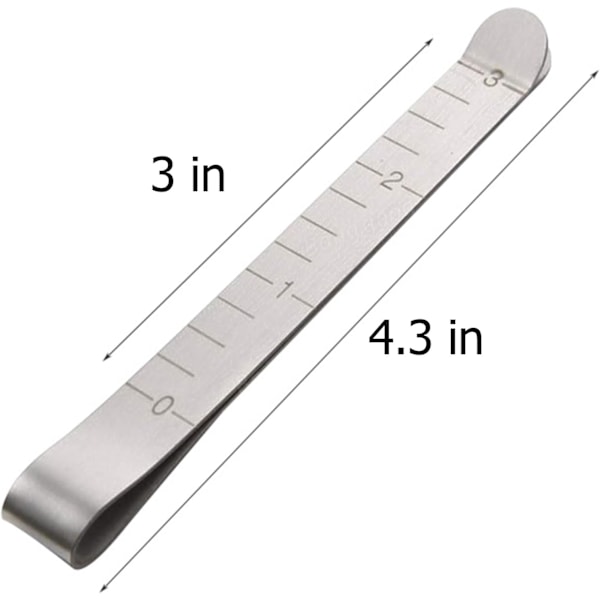11,5 cm 12 st Fållklämmor Rostfritt Stål Sömnad Mätklämma Metall Sömnadsklämmor Fållning Quiltning Nålning Sömnadstillbehör Mätlinjal Quiltningsklämmor