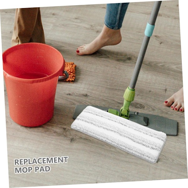 Paket Absorberande Mopp Ersättningsdynor för Golvrengöring Återanvändbara Mopphuvuden Mopptillbehör