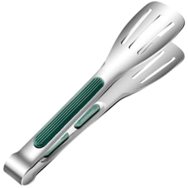 Kjøkken tang, kjøkken tang - Rustfritt stål metall, lang, kraftig og ergonomisk - Perfekt for kjøkken, rustfritt stål