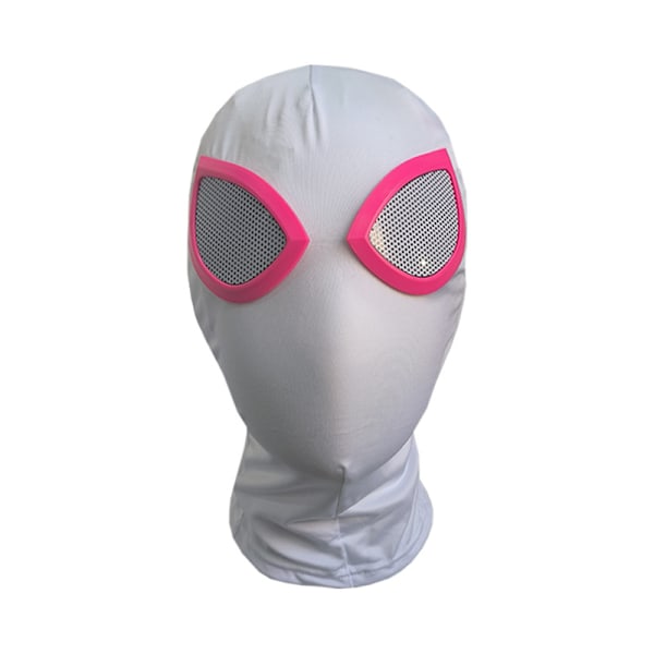 (Hvit) Spider Mask Superheltmaske Voksenmaske Rollespill Kostyme Halloween Julekostyme Rekvisita