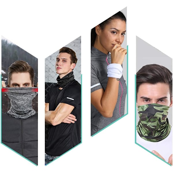 Hodebånd Hodebånd, Multifunksjonell Sol UV Beskyttelse Balaclava