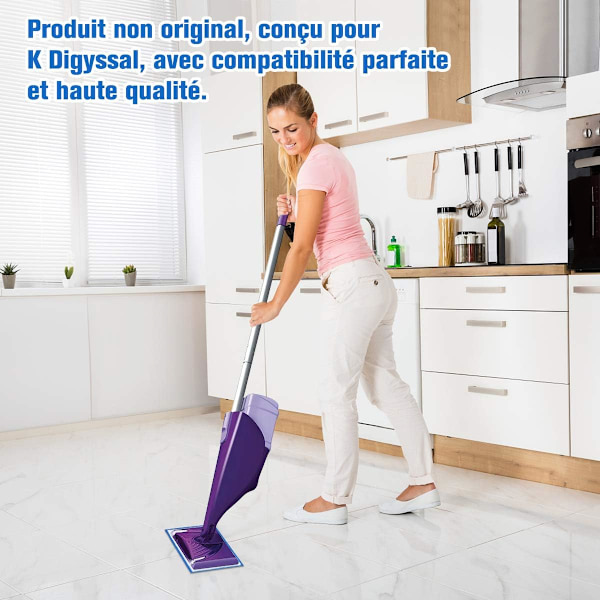 Swiffer Wetjet -moppeihin sopivat mikrokuituliinat, 30 x 15 cm, pestävät ja uudelleenkäytettävät