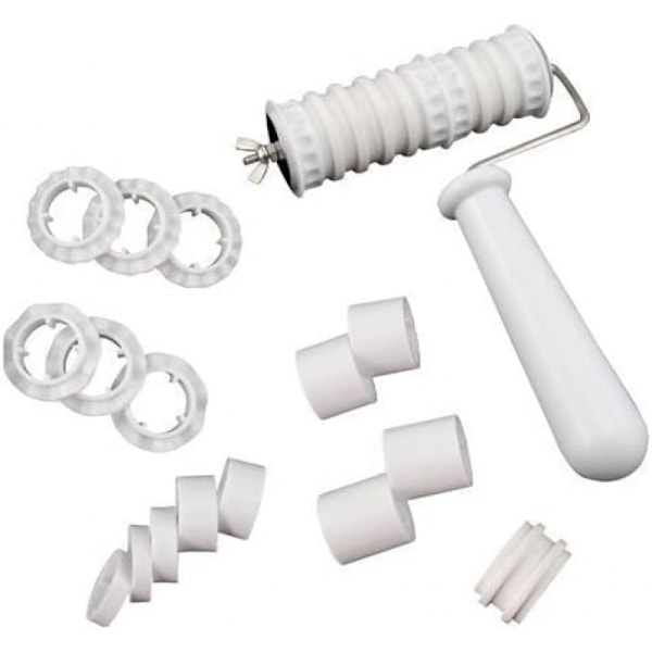 Fondantbåndskjærer Strip Embosser Roller Set Sweet Cake Decora