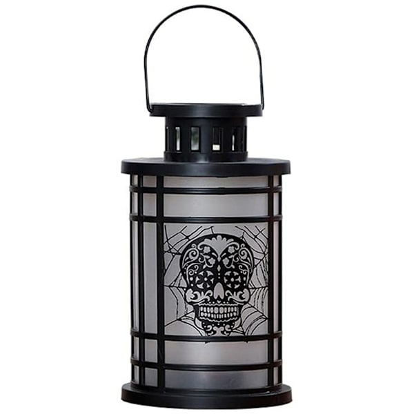 Halloween-lyhty LED-yövalo, LED-kynttilälyhty san