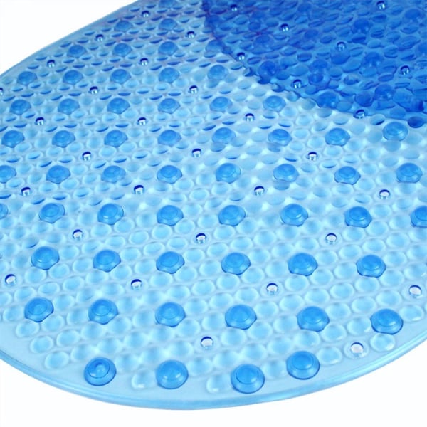 Design Gloss Non-Slip Badematte 39x69 Blå