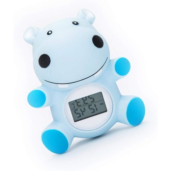 Flydende babybadetermometer, babybade legetøj med timer til