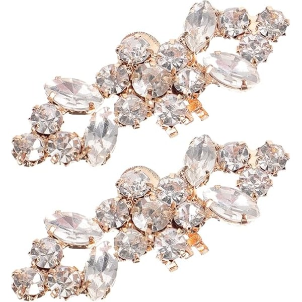 Sko Klips Sko Smykker Dekoration Rhinestone Bling Sko Klips Glitrende Sko Klips til Bryllupsbanket
