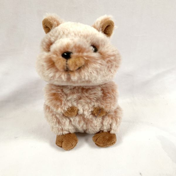 Quokka plysjleketøy, Fluffy Dolls, søt realistisk hamster liten