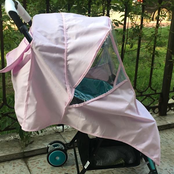 Rosa - Universell vagn Regnöverdrag & Myggnät, väder