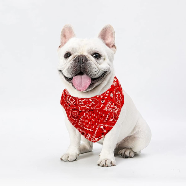 3 stycken justerbara hundbandana-halsdukar