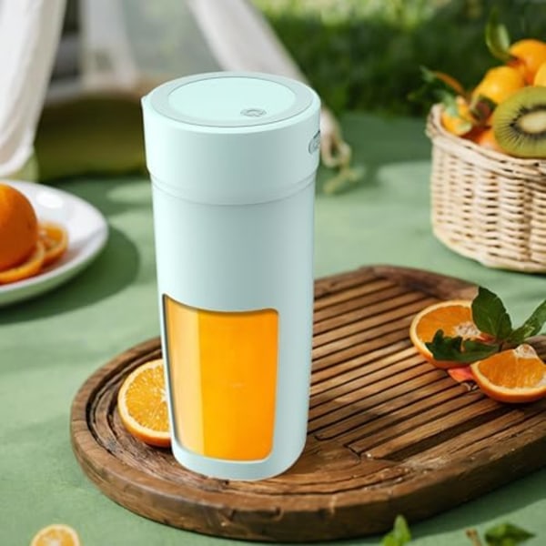500ml Bärbar Juicekopp, Bärbar Juicekopp – Laddningsbar Elektrisk Smoothie | Multifunktionell Personlig Juice, Frukt