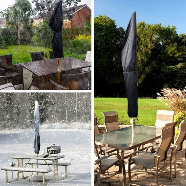 265x40/70/50cm, skyddande överdrag för utomhusparasol, offset-parasol