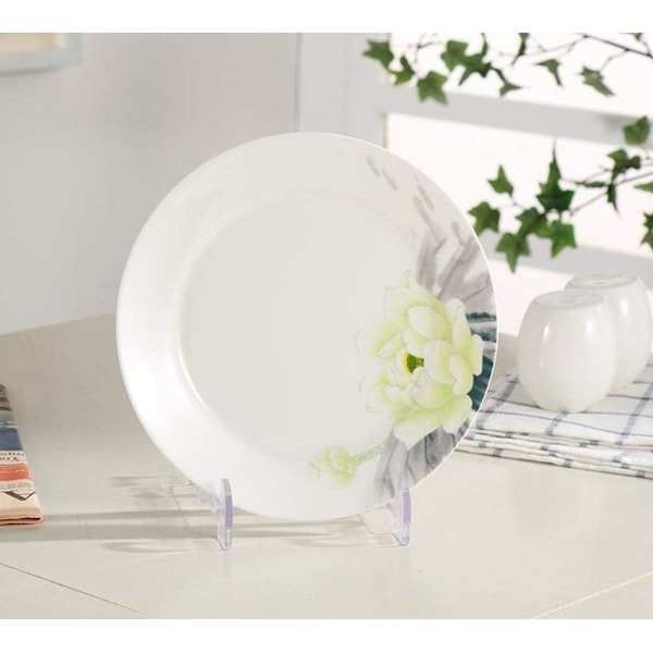 （9.5×13.3×14.3cm）10-pack Justerbart Akryl Displayställ för 6\"-12\" (Tvärdilen)