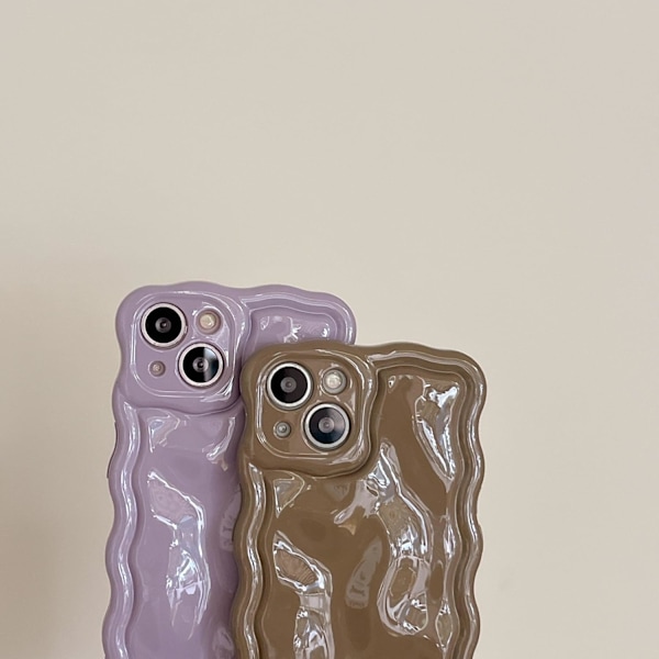 Etui til iPhone 16 Pro Max, 3D Meteorit Boble Mønster Elektroplettering Glitter Krøllet Bølget Ramme Blankt Etui, Blød TPU Stødsikker til iPhone 16 Pro