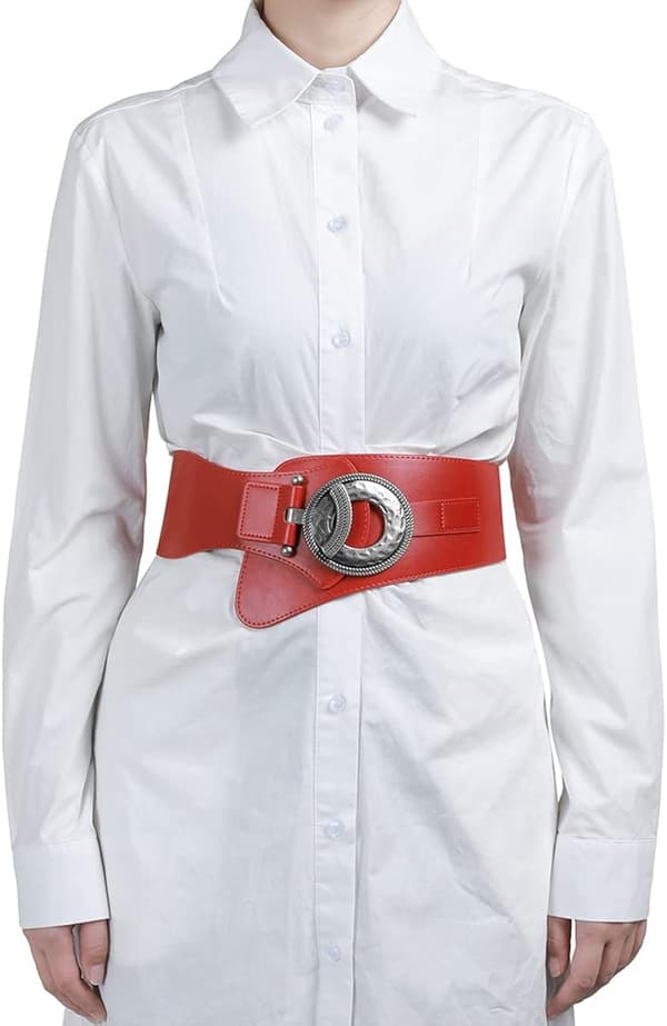 Belte Dame Stretch Elastisk Midje Belte Midje Belte Dame Bred 7.5CM