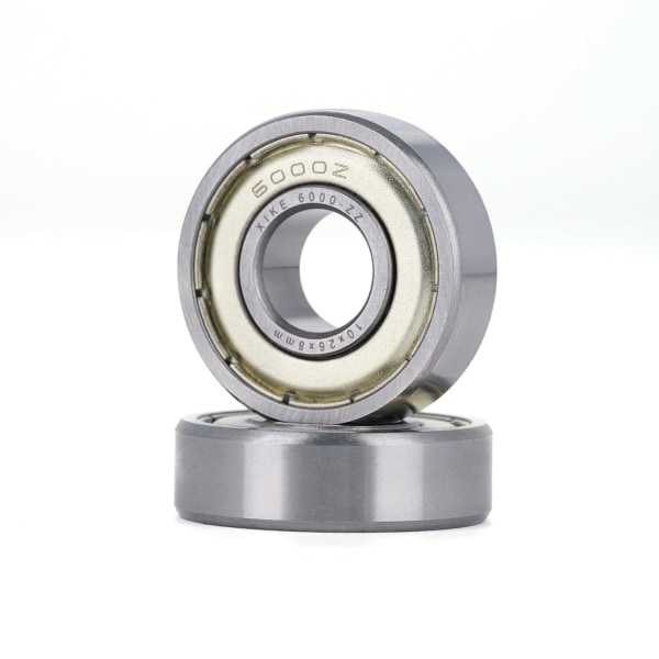 2 kappaletta 6000ZZ suljettuja kuulalaakereita 10x26x8mm, esivoideltu/kromiteräs/metallitiivistekomponentti, 60