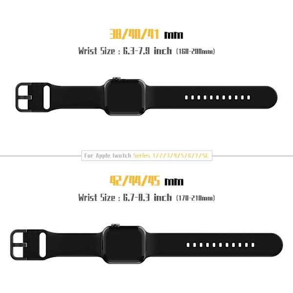 2 kpl Urheilunauhat Yhteensopivat Apple Watch -nauhojen kanssa 38/40/4