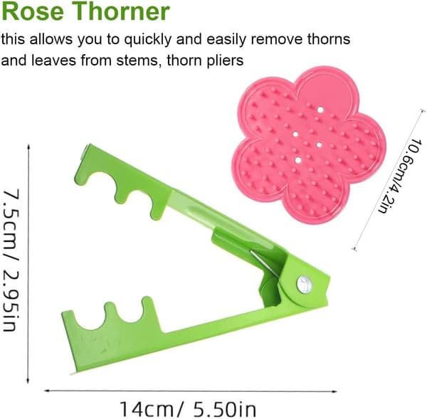 Pieces Rose Torn Clips, Fjerner, Havesaks, til Træer, Planter, Blomster, Egnet til, Tilbehør til Blomsterskæring, Egnet til Afløvning,