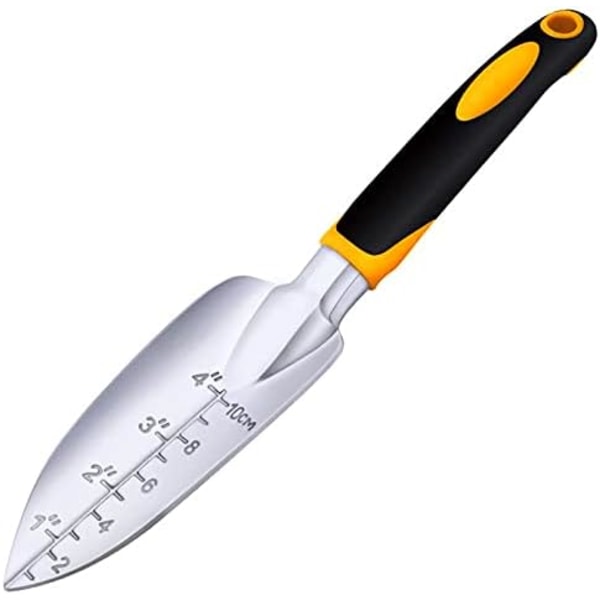 30x5,5cm Trädgårdsspade i rostfritt stål för plantering, omplantering, ogräsbekämpning och flyttning