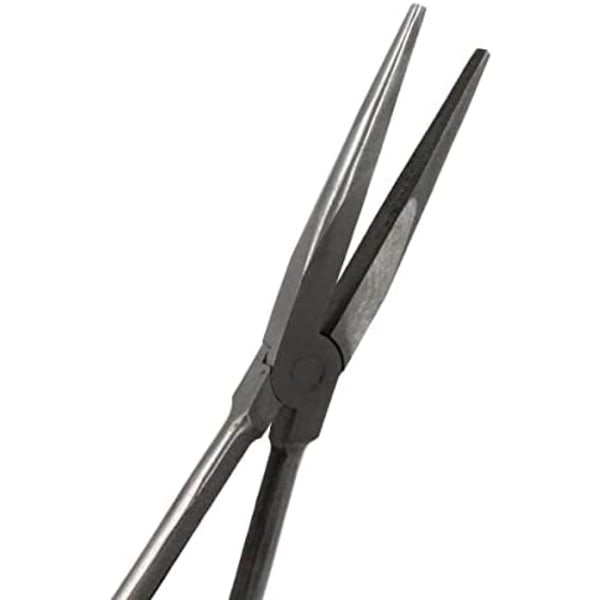 (28×6.5×2cm) Extra Långa Spetsiga Raka Tänger - Fiske Professionella Tänger Verktygssats för DIY Handgjorda Reparationer Hemanvändning