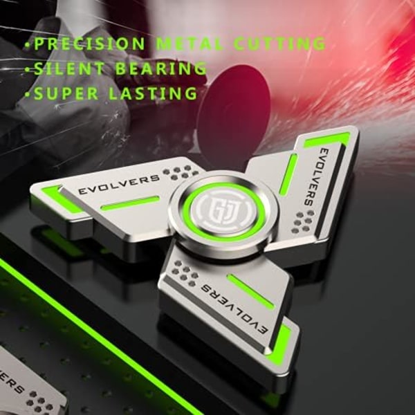 Fidget Spinners Luminous Hållbar Hög Hastighet Tyst Lager Precision Metall, Finger Hand Spinner Avtagbar