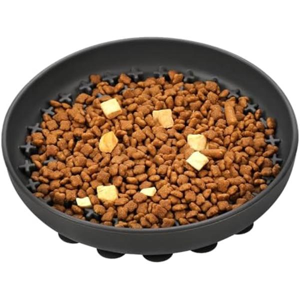 (20×20×3.7cm) Anti-glutton hundebolle - Anti-glutton skål - Silikon langsom foder - Anti-glutton hundebolle - Anti-glutton kat