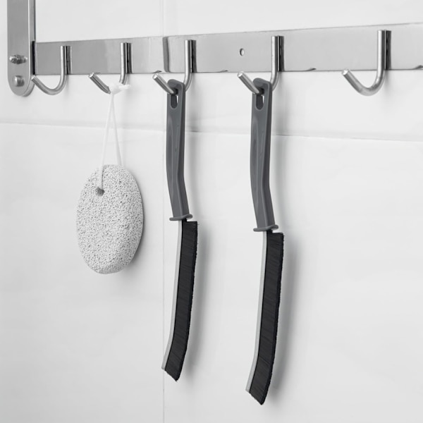 6 stk. Hard Bristle Crevice Cleaning Brush, Små Rengjøringsbørster, Fugenrenser, Toalettbørste, Skrubbebørste for Sh