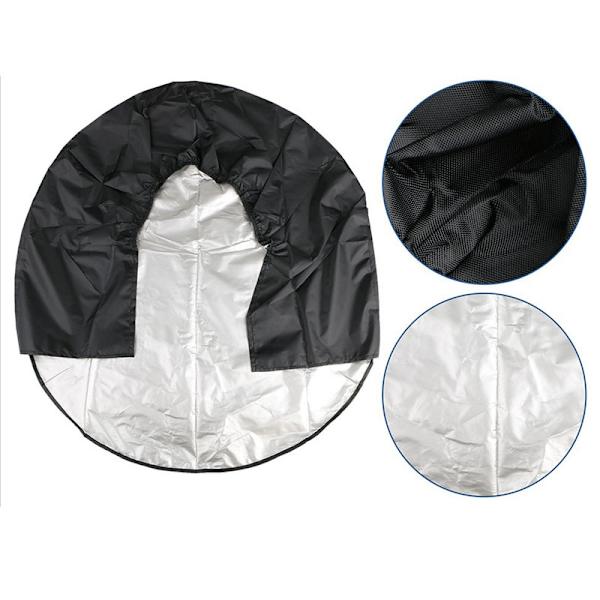（80cm svart）4-pakning RV lastebil tilhenger dekktrekk hvitt universal M