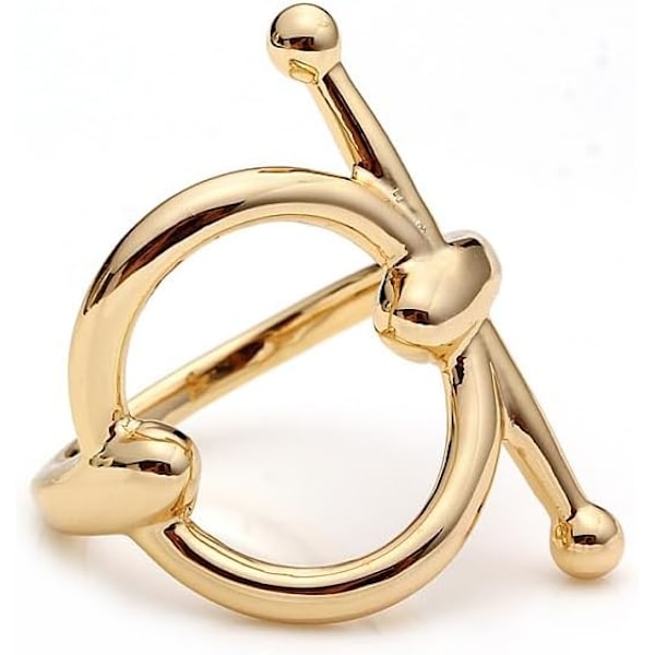 1 stk. Lille Geometrisk Silketørklæde Ring Broche til Kvinder Piger Mode Chic Rund Bar Sjal Tørklæder Spænde Wrap Lås Cl