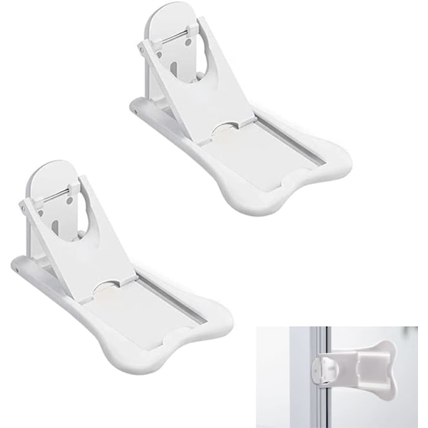 2 stk. skyvedørsstopper, vindu barnesikring, barnesikring