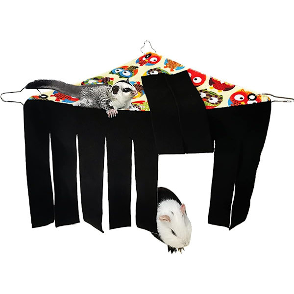 30×30×40cm 1 stk Grisebur Hideout Rottehjørne Skjulested Peekaboo Lekebur Buras Tilbehør Skjult Habitat Teltleker for F