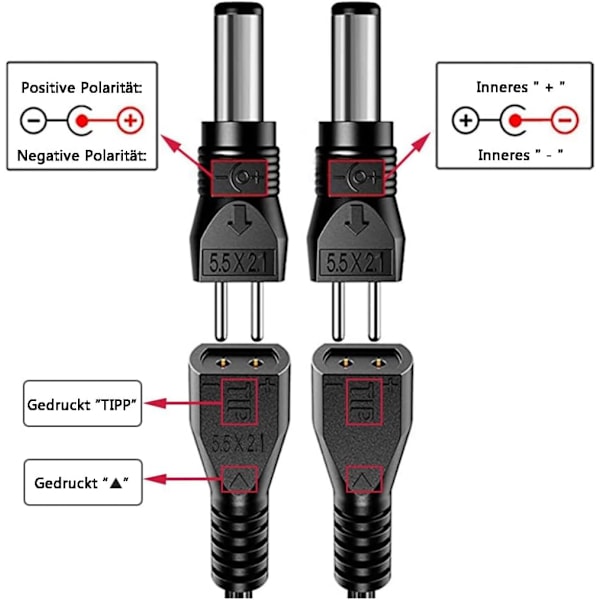 30W Universal AC til DC 3V 4.5V 5V 6V 7.5V 9V 12V 2.1A Switching Power Adapter med 9 LED-stik