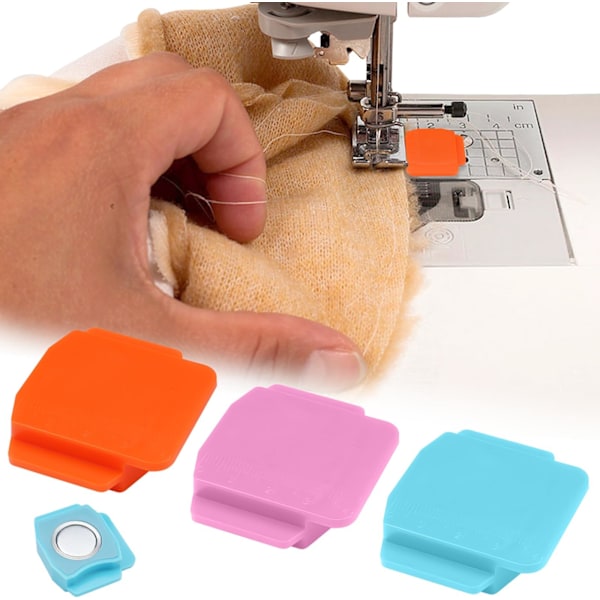 Magnetiske sømguider i flere dele, multifunktionel polygonal sømguide, magnetisk sømguide til symaskine, polygonal magnetisk sømguide, symaskine