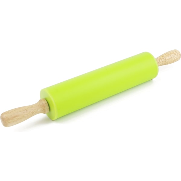 Kjevle-grønn silikon kjevle non-stick overflate woo