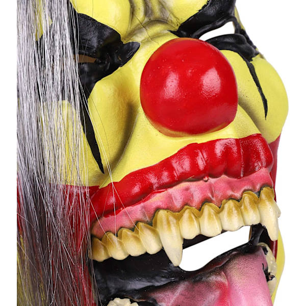 Unisex Halloween skräckmask vuxen kostym clown spöke mask elastiskt band latex mask perfekt för Carn