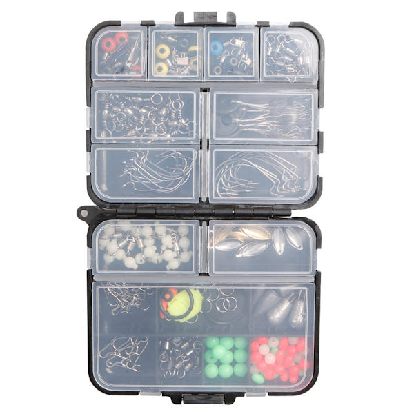 Fiskeutstyrsbokssett med fiskeutstyrsboks 183pcs