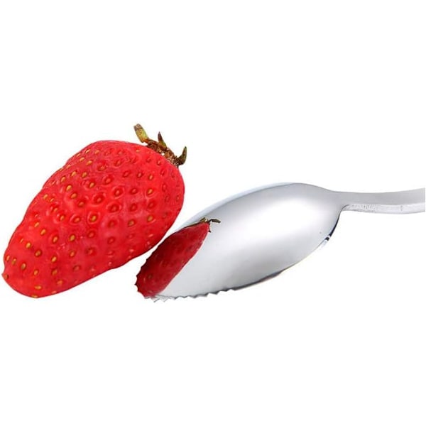 Frugtske Grapefrugtske Rustfrit Stål Dessertsske Dessertsske Skraber Savtakket Kant