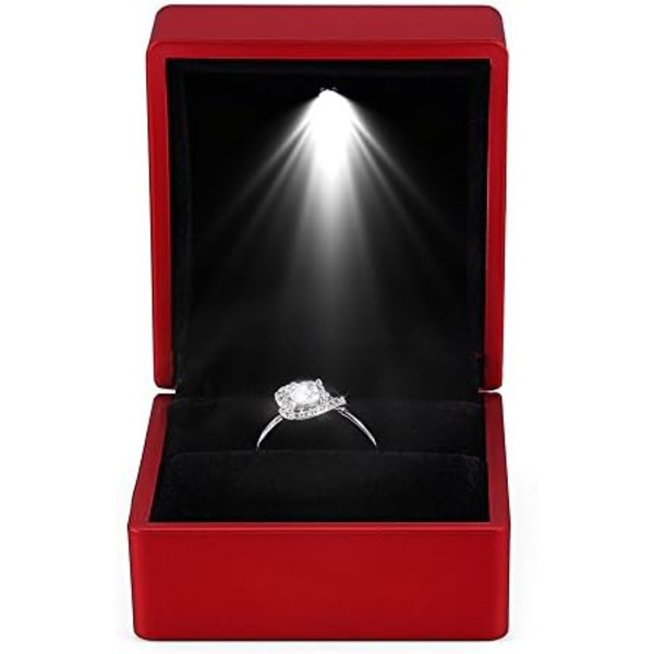 Stilig LED-opplyst ringboks