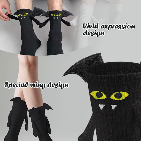 Halloween Socks, Holding Hands Funny Socks, Magnetic Kids Socks, Hand Holding Socks Couple Socks, Gifts For Kids